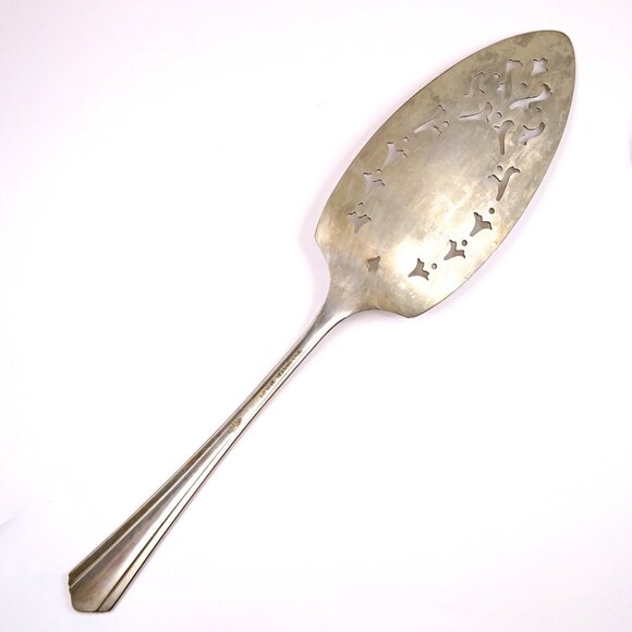 1937 Dorchester Plate Cake Server Wm. A. Rogers A1 Plus Oneida Art Deco - Picture 4 of 5